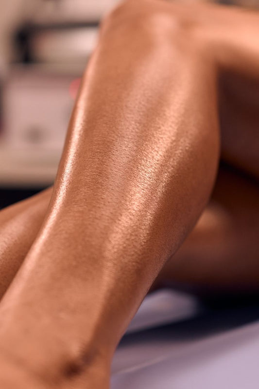 Client receiving a Brazilian wax at Beauty Bar by Mare in Spring TX